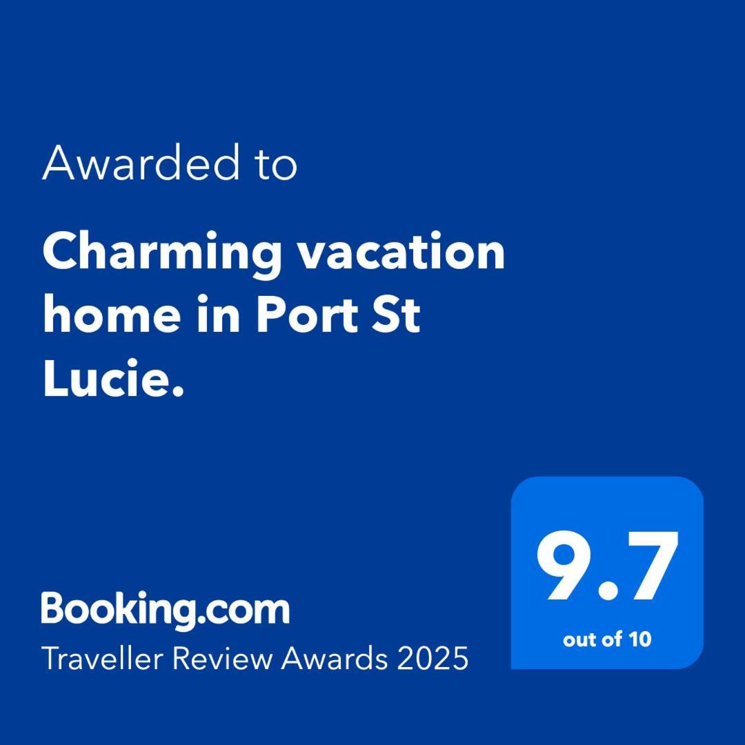 Charming Vacation Home In Port St Lucie. Port St. Lucie Kültér fotó
